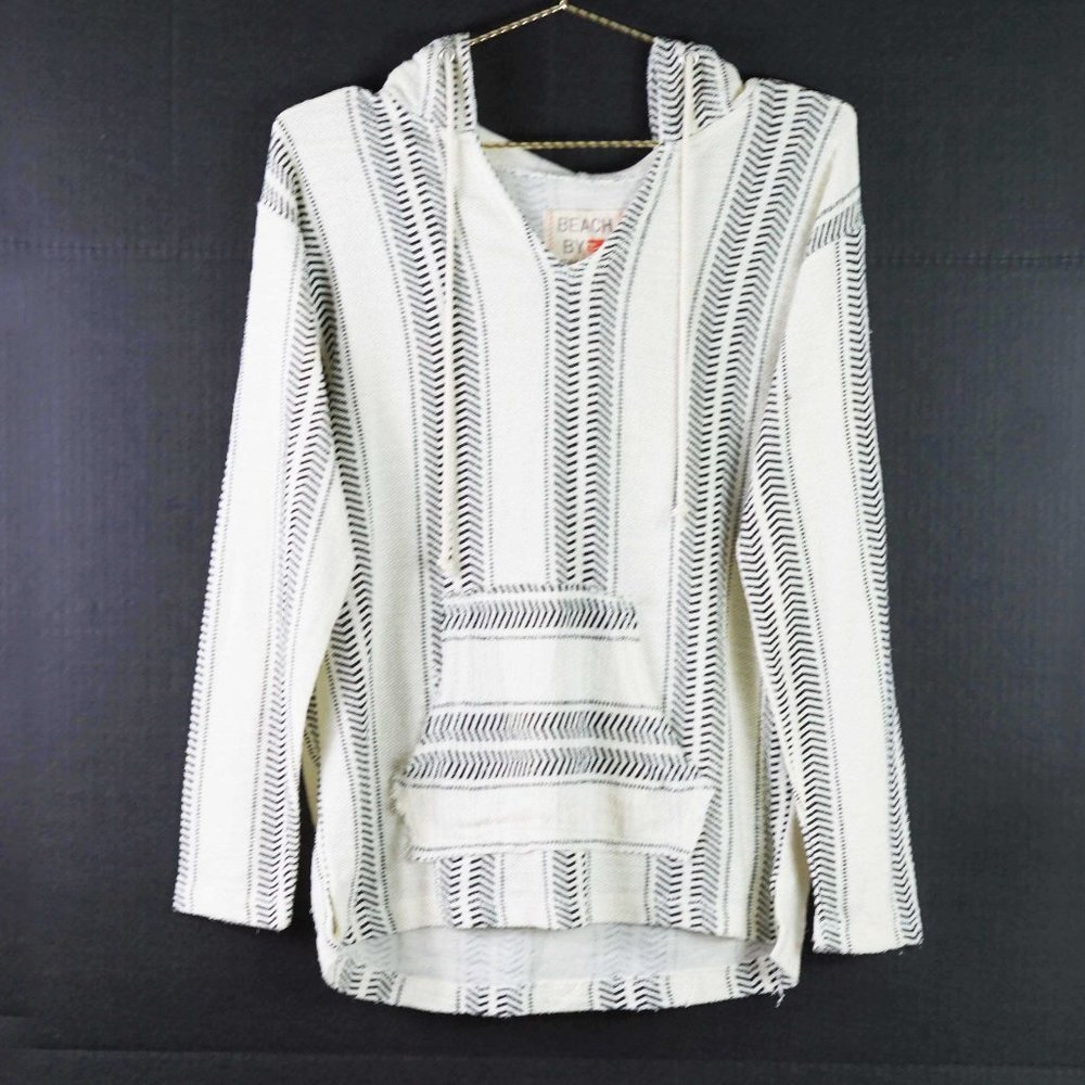 Beach by Exist Baja Mexican Pullover Hoodie S